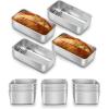 imageEfar Loaf Pan for Homemade Bread3 Pack 12 x 5 Large Stainless Steel Loaf Pans Long Metal Bread Baking Mold for Banana Cake Meatloaf Sourdough Lasagna Nontoxic ampamp Dishwasher Safe16