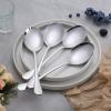 imageEfar Large Serving Forks Set of 4 99 Inch Stainless Steel Serving Utensils Set Big Buffet Forks for Party Catering Wedding Kitchen Restaurant Dishwasher SafeServing Spoons x4