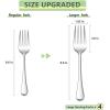 imageEfar Large Serving Forks Set of 4 99 Inch Stainless Steel Serving Utensils Set Big Buffet Forks for Party Catering Wedding Kitchen Restaurant Dishwasher SafeServing Forks x4