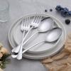 imageEfar Large Serving Forks Set of 4 99 Inch Stainless Steel Serving Utensils Set Big Buffet Forks for Party Catering Wedding Kitchen Restaurant Dishwasher SafeServing Spoons 2  Serving Forks 2