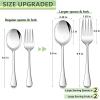 imageEfar Large Serving Forks Set of 4 99 Inch Stainless Steel Serving Utensils Set Big Buffet Forks for Party Catering Wedding Kitchen Restaurant Dishwasher SafeServing Spoons 2  Serving Forks 2
