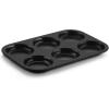 imagefar Muffin Top Pan Set of 3 Nonstick 6Cavity Shallow Cupcake Pan for Baking Whoopie Pie Yorkshire Pudding Eggs Cornbread Drop Cookies Easy Release ampamp Clean 3Inch Standard SizeMuffin Top Pan