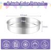 image:imageEfar 11 Inch Cake Pan Set of 2 Stainless Steel Large Round Baking Pans Tins NonToxic amp LeakProof Mold for Birthday Wedding Layer Tiered Cake Easy Clean amp Dishwasher Safe9 Inch