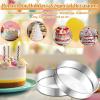 image:imageEfar 11 Inch Cake Pan Set of 2 Stainless Steel Large Round Baking Pans Tins NonToxic amp LeakProof Mold for Birthday Wedding Layer Tiered Cake Easy Clean amp Dishwasher Safe11 Inch