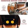 image:imageEfar Nonstick Cake Pan Set of 3 579 Inch Stainless Steel Baking Pans Tins Round Bakeware for Layer Cakes Stainless Steel Core amp NonToxic Coating Straight Side amp 2 Inch Deep5 Inches