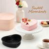 image:imageEfar 8 Inch Heart Cake Pan 2Pcs Nonstick Heart Shaped Cake Mold Cake Tin Baking Pan for Valentines Day Anniversaries Wedding Birthday Easy Release amp Clean8Inch Set of 3