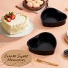 image:imageEfar 8 Inch Heart Cake Pan 2Pcs Nonstick Heart Shaped Cake Mold Cake Tin Baking Pan for Valentines Day Anniversaries Wedding Birthday Easy Release amp Clean95Inch Set of 2