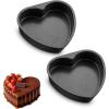 image:imageEfar 8 Inch Heart Cake Pan 2Pcs Nonstick Heart Shaped Cake Mold Cake Tin Baking Pan for Valentines Day Anniversaries Wedding Birthday Easy Release amp Clean95Inch Set of 2