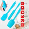 image:imageSilicone Spatula Set Efar 5 PCS Heat Resistant Rubber Spatulas Utensils for Nonstick Cookware Baking Cooking Mixing Seamless amp Flexible Dishwasher Safe  Blue