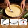 image:imageEfar 95 Inch Pie Pan Stainless Steel Pie Baking Dish Tart Quiche Pan for Oven Baking Round Pie Plate Tin with Fluted Edge amp Seamless Bottom No Leakage and Dishwasher Safe Mirror Silver1