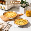 image:imageEfar 95 Inch Pie Pan Stainless Steel Pie Baking Dish Tart Quiche Pan for Oven Baking Round Pie Plate Tin with Fluted Edge amp Seamless Bottom No Leakage and Dishwasher Safe Mirror Silver2