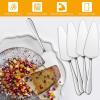 image:imageEfar 5Piece Pie Server Stainless Steel Cake Server Spatula Cutter for Pastry Cheese Pizza Serrated Edge with Oval Handle Mirror Polished amp Dishwasher Safe9 InchOval Shaped Handles