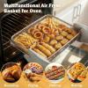 image:imageEfar Air Fryer Basket for Oven Large 16 x 12 Stainless Steel Air Fryer Pan and Crisper Tray Air Fryer Rack with Baking Pan for Crisper Foods Frying Baking Roasting Dishwasher Safe2