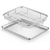 image:imageEfar Air Fryer Basket for Oven Large 16 x 12 Stainless Steel Air Fryer Pan and Crisper Tray Air Fryer Rack with Baking Pan for Crisper Foods Frying Baking Roasting Dishwasher Safe2