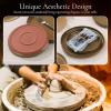image:imageEfar 18Piece Ceramic Dinnerware Sets Plates and Bowls Sets for 6 Stoneware Dishware Dishes Set with Terracotta Base Chip amp Scratch Resistant Microwave amp Dishwasher Safe Speckled KhakiDesert Camel