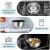 image:imageEfar Mixing Bowls With Lids Sets of 5 10Piece Stainless Steel Salad Metal Nesting Bowl for Baking Cooking and Prepping Airtight Lid amp Stackable Design Size 46 3 21 15 07 QT BlueBlack