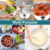 image:imageEfar Mixing Bowls With Lids Sets of 5 10Piece Stainless Steel Salad Metal Nesting Bowl for Baking Cooking and Prepping Airtight Lid amp Stackable Design Size 46 3 21 15 07 QT BlueDark Blue