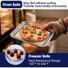 image:imageEfar Small Silicone Baking Mats 2Pack Nonstick Reusable Silicone Mat for Toaster Oven Pan Baking Cookie Fit 75x10 Rectangle Sheet Tray for Steak Food Grade amp HeatResistant Easy Clean Gray95x71 inch