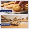 image:imageEfar Small Silicone Baking Mats 2Pack Nonstick Reusable Silicone Mat for Toaster Oven Pan Baking Cookie Fit 75x10 Rectangle Sheet Tray for Steak Food Grade amp HeatResistant Easy Clean Gray83x6 inch