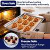 image:imageEfar Small Silicone Baking Mats 2Pack Nonstick Reusable Silicone Mat for Toaster Oven Pan Baking Cookie Fit 75x10 Rectangle Sheet Tray for Steak Food Grade amp HeatResistant Easy Clean Gray115x87 inch