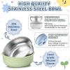 image:imageEfar Stainless Steel Baby Bowls with Suction 4 Pack Removable Colorful Silicone Sleeve Toddlers Kids Bowl NonToxic Snack Container for Baby Food Feeding NonSlip amp Unbreakable Dishwasher Safe