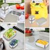 image:imageEfar Stainless Steel Lunch Containers for Kids 3Piece 8OZx2 amp 25OZ Bento Box Snack Food Container with Leakproof Silicone Lid Metal Storage for Toddlers Child School Picnic GreenKhaki