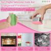 image:imageEfar Stainless Steel Lunch Containers for Kids 3Piece 8OZx2 amp 25OZ Bento Box Snack Food Container with Leakproof Silicone Lid Metal Storage for Toddlers Child School Picnic GreenGreen  Pink