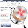 image:imageEfar 10Piece Stainless Steel Cookware Set  Induction TriPly Base Pots and Pans NonToxic Kitchen Cooking Set wStayCool Handle Frying Pans Saucepans Stockpot with lid Oven amp Dishwasher Safe