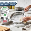 image:imageEfar Frying Pan Set of 3 81012 Inch TriPly Stainless Steel Skillet Set Cooking Pans for Searing amp Sauting HeavyDuty amp NonToxic Kitchen Cookware Induction Compatible Oven amp Dishwasher Safe81012 Inch