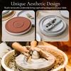image:imageEfar 6Piece Stoneware Plates and Bowls Sets Dinnerware Sets for 2 Ceramic Dishware Dishes Set with Terracotta Base Chip amp Scratch Resistant Microwave amp Dishwasher Safe Matte BlackGlacier White