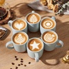 image:imageEfar Ceramic Coffee Mug Set of 4 12oz Stoneware Coffee Cup with Handle Porcelain Tea Cups Modern Farmhouse Latte Mug Gift Set for Women amp Men Microwave Safe Speckled WhiteSpeckled Gray