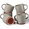 image:imageEfar Ceramic Coffee Mug Set of 4 12oz Stoneware Coffee Cup with Handle Porcelain Tea Cups Modern Farmhouse Latte Mug Gift Set for Women amp Men Microwave Safe Speckled WhiteSpeckled Khaki