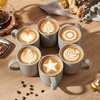 image:imageEfar Ceramic Coffee Mug Set of 4 12oz Stoneware Coffee Cup with Handle Porcelain Tea Cups Modern Farmhouse Latte Mug Gift Set for Women amp Men Microwave Safe Speckled WhiteSpeckled Khaki