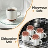 image:imageEfar Ceramic Coffee Mug Set of 4 12oz Stoneware Coffee Cup with Handle Porcelain Tea Cups Modern Farmhouse Latte Mug Gift Set for Women amp Men Microwave Safe Speckled WhiteSpeckled White