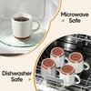 image:imageEfar Ceramic Coffee Mug Set of 4 12oz Stoneware Coffee Cup with Handle Porcelain Tea Cups Modern Farmhouse Latte Mug Gift Set for Women amp Men Microwave Safe Speckled WhiteSpeckled Multicolor