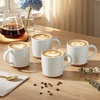 image:imageEfar Ceramic Coffee Mug Set of 4 12oz Stoneware Coffee Cup with Handle Porcelain Tea Cups Modern Farmhouse Latte Mug Gift Set for Women amp Men Microwave Safe Speckled WhiteSpeckled White