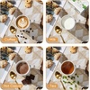 image:imageEfar Ceramic Coffee Mug Set of 4 12oz Stoneware Coffee Cup with Handle Porcelain Tea Cups Modern Farmhouse Latte Mug Gift Set for Women amp Men Microwave Safe Speckled WhiteSpeckled White