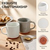 image:imageEfar Ceramic Coffee Mug Set of 4 12oz Stoneware Coffee Cup with Handle Porcelain Tea Cups Modern Farmhouse Latte Mug Gift Set for Women amp Men Microwave Safe Speckled WhiteSpeckled Multicolor