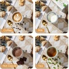 image:imageEfar Ceramic Coffee Mug Set of 4 12oz Stoneware Coffee Cup with Handle Porcelain Tea Cups Modern Farmhouse Latte Mug Gift Set for Women amp Men Microwave Safe Speckled WhiteSpeckled Multicolor