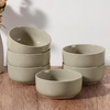 image:imageEfar Cereal Bowls Set of 4 27oz Ceramic Deep Soup Bowls for Kitchen Microwave Safe Bowls for Serving Prep Rice Dessert Snack Salad Dishwasher Safe Speckled MulticolorCream Coffee