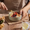 image:imageEfar Cereal Bowls Set of 4 27oz Ceramic Deep Soup Bowls for Kitchen Microwave Safe Bowls for Serving Prep Rice Dessert Snack Salad Dishwasher Safe Speckled MulticolorCream Coffee