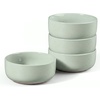 image:imageEfar Cereal Bowls Set of 4 27oz Ceramic Deep Soup Bowls for Kitchen Microwave Safe Bowls for Serving Prep Rice Dessert Snack Salad Dishwasher Safe Speckled MulticolorMist Green