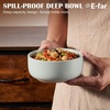 image:imageEfar Cereal Bowls Set of 4 27oz Ceramic Deep Soup Bowls for Kitchen Microwave Safe Bowls for Serving Prep Rice Dessert Snack Salad Dishwasher Safe Speckled MulticolorHaze Gray