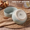 image:imageEfar Cereal Bowls Set of 4 27oz Ceramic Deep Soup Bowls for Kitchen Microwave Safe Bowls for Serving Prep Rice Dessert Snack Salad Dishwasher Safe Speckled MulticolorHaze Gray