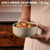 image:imageEfar Cereal Bowls Set of 4 27oz Ceramic Deep Soup Bowls for Kitchen Microwave Safe Bowls for Serving Prep Rice Dessert Snack Salad Dishwasher Safe Speckled MulticolorCream Coffee