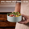 image:imageEfar Cereal Bowls Set of 4 27oz Ceramic Deep Soup Bowls for Kitchen Microwave Safe Bowls for Serving Prep Rice Dessert Snack Salad Dishwasher Safe Speckled MulticolorHaze Gray