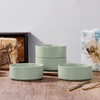 image:imageEfar Cereal Bowls Set of 4 27oz Ceramic Deep Soup Bowls for Kitchen Microwave Safe Bowls for Serving Prep Rice Dessert Snack Salad Dishwasher Safe Speckled MulticolorMist Green