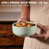 image:imageEfar Cereal Bowls Set of 4 27oz Ceramic Deep Soup Bowls for Kitchen Microwave Safe Bowls for Serving Prep Rice Dessert Snack Salad Dishwasher Safe Speckled MulticolorMist Green