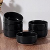 image:imageEfar Cereal Bowls Set of 4 27oz Ceramic Deep Soup Bowls for Kitchen Microwave Safe Bowls for Serving Prep Rice Dessert Snack Salad Dishwasher Safe Speckled MulticolorMatte Black