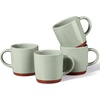 image:imageEfar Ceramic Coffee Mug Set of 4 12oz Stoneware Coffee Cup with Handle Porcelain Tea Cups Modern Farmhouse Latte Mug Gift Set for Women amp Men Microwave Safe Speckled WhiteSpeckled Green